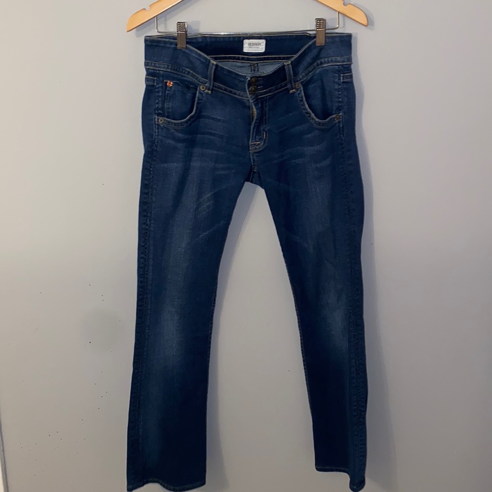 Hudson boot cut jeans. size 27